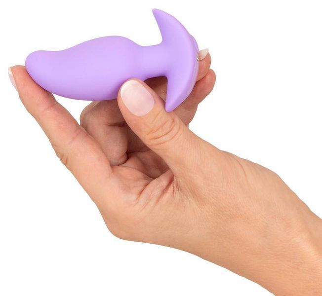 Анальна пробка Cuties Mini Butt Plug, 8 см (фіолетовий) 216968 фото