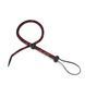 Батіг Liebe Seele Victorian Garden Lace і Vegan Leather Bull Whip, 90 см (чорний з червоним) 123536 фото 1