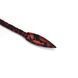 Батіг Liebe Seele Victorian Garden Lace і Vegan Leather Bull Whip, 90 см (чорний з червоним) 123536 фото 6