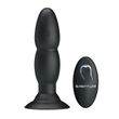 Анальна пробка Pretty Love RC Vibrating Butt Plug, 13,5 см (чорний) 10166 фото