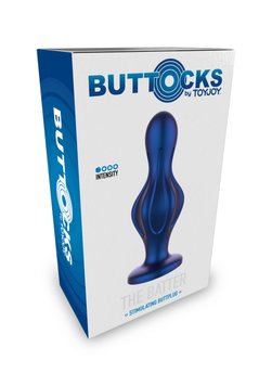 Анальна пробка TOYJOY The Batter Buttplug, 12 см (синій) 14905 фото