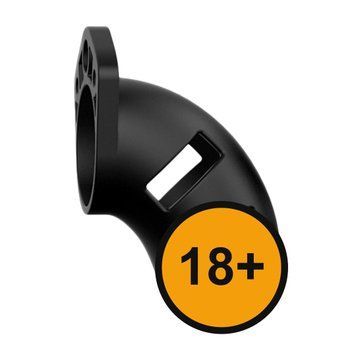Пояс вірності ManCage Model 20 Silicone Cock Cage (чорний) 79604 фото