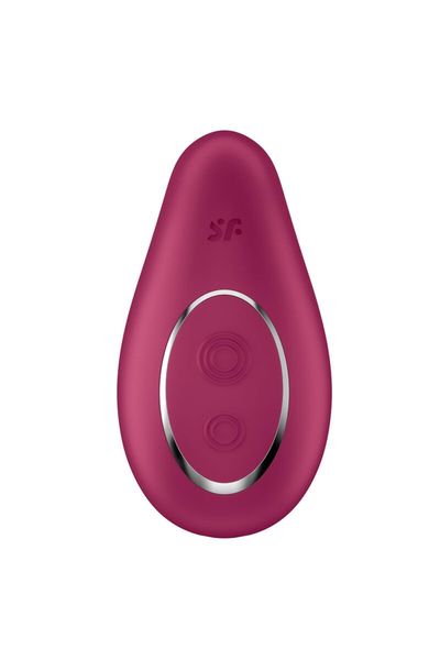 Вибратор Satisfyer Dipping Delight, 9 см (бордовый) 14334 фото