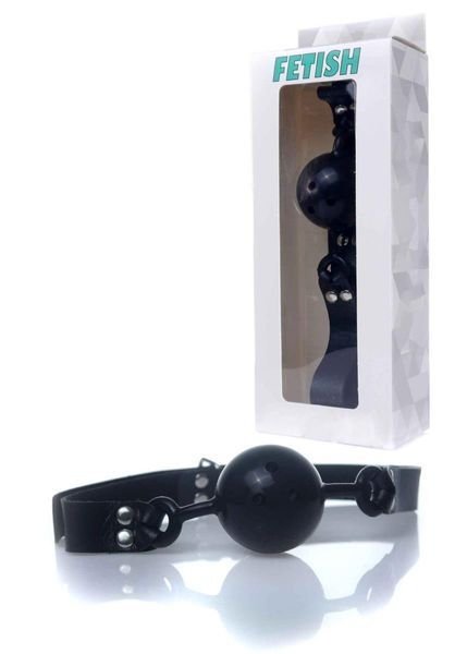 Кляп Fetish B - Series Ball Gag, 4.2 см (чорний) 87678 фото