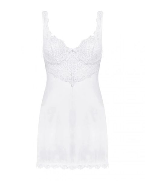 Комплект білизни Obsessive Amor Blanco, S/M (білий) 26966 фото