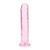 Фаллоимитатор RealRock Crystal Clear Realistic Dildo 7'', 20 см (розовый) 59606 фото