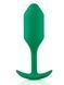 Анальна пробка B-Vibe Snug Plug 2, 10.5 см (зелений) 104318 фото