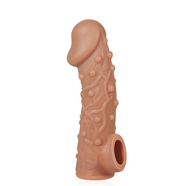 Насадка на пеніс Kokos Cock Sleeve CS 002 M, 15.6 см (тілесний) 36502 фото