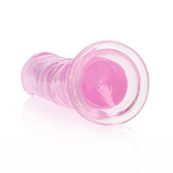 Фаллоимитатор RealRock Crystal Clear Realistic Dildo 7'', 20 см (розовый) 59606 фото