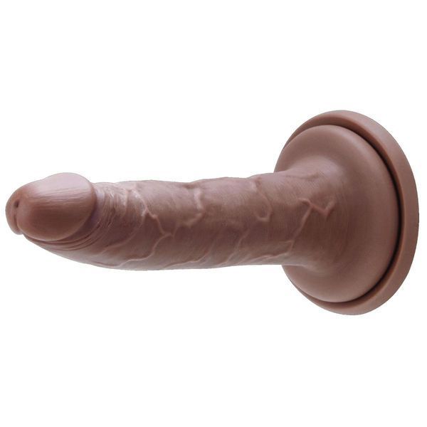 Фаллоимитатор Me You Us Silicone Ultra Cock 7 in, 17.8 см (коричневый) 85040 фото