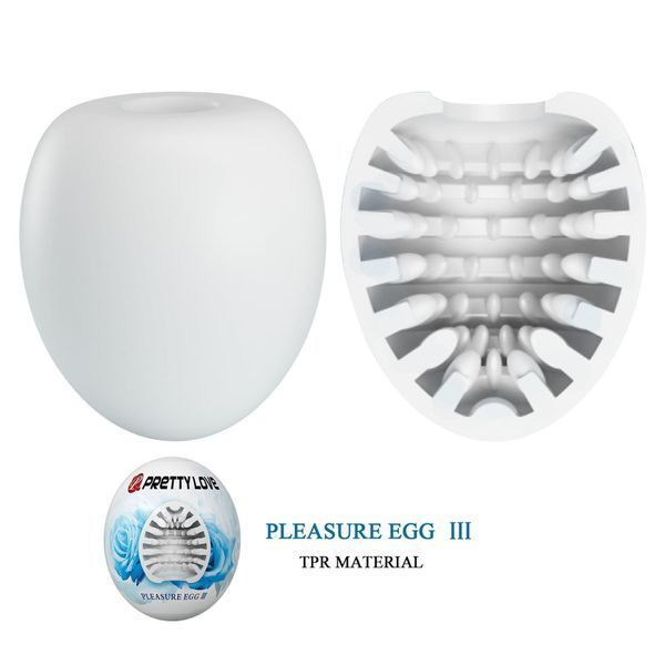 Мастурбатор яйцо Pretty Love Pleasure Egg III (белый) 64410 фото