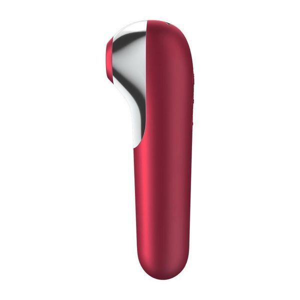 Вакуумный стимулятор клитора с вибрацией Satisfyer Dual Love (красный) 69306 фото