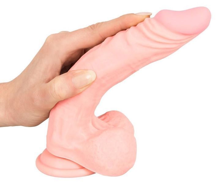 Фаллоимитатор на присоске Orion Medical Silicone, 21 см (телесный) 13036 фото