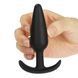 Анальна пробка LoveToy Lure Me Butt Plug Slim, 10 см (чорний) 28250 фото 6