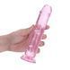 Фаллоимитатор RealRock Crystal Clear Realistic Dildo 7'', 20 см (розовый) 59606 фото 5