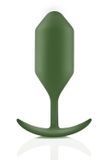 Анальна пробка B-Vibe Snug Plug 4 14 см (зелений) 104328 фото