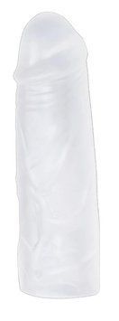 Насадка на пенис Super Dick Sleeve, 16 см (прозрачный) 81640 фото