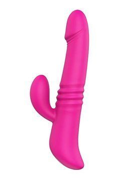 Вібратор-кролик Dream Toys Heating Thruster, 20 см (фуксія) 15090 фото