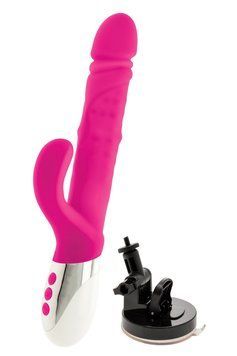 Вибратор-кролик Pleasures Premium Xtreme, 27,5 см (розовый) 47342 фото