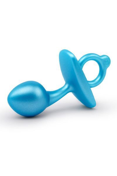 Анальна пробка B-Vibe Bulb Plug, 10.7 см (блакитний) 104362 фото