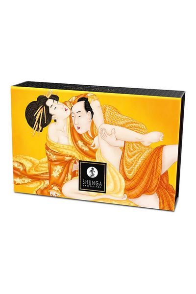 Масажний набір Shunga Kissable Massage Powder Luscious Mango, 2 шт 26673 фото