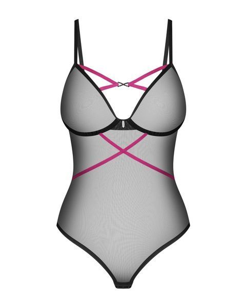Боди Obsessive Novenes, XS/S (черный) 26431_EU фото