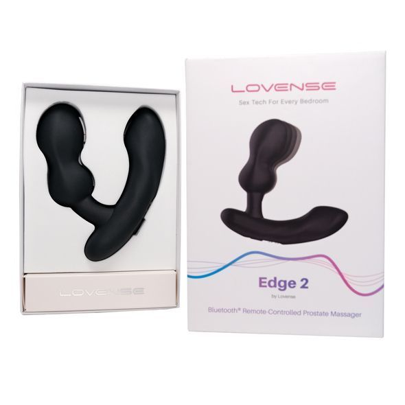 Стимулятор простати Lovense Edge 2, 12,4 см (чорний) 69256 фото