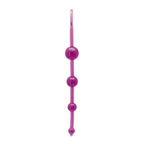 Анальные бусы Toyz4lovers Timeless Jelly, 20 см (фиолетовый) 73798 фото