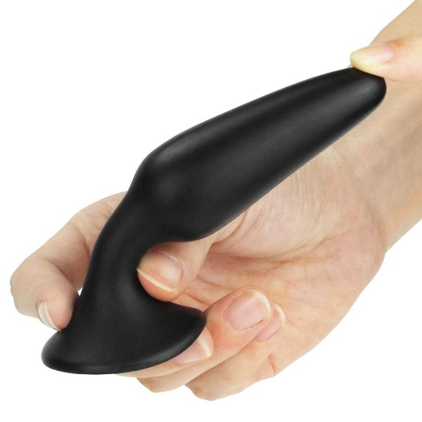 Анальна пробка LoveToy Lure Me Butt Plug Slim, 11.5 см (чорний) 14127 фото