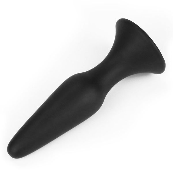 Анальна пробка LoveToy Lure Me Butt Plug Slim, 11.5 см (чорний) 14127 фото