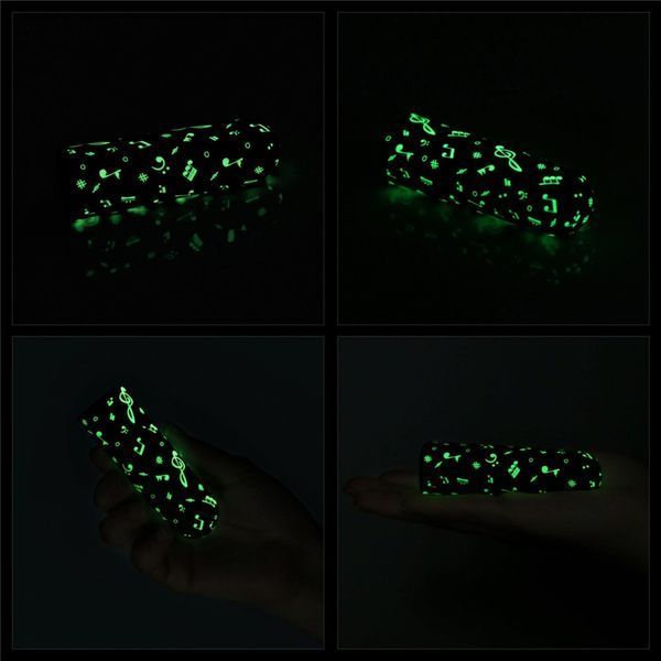 Вібратор для клітора LoveToy Music Massager Glow In The Dark, 8,5 см (чорний) 32408 фото