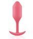 Анальна пробка B-Vibe Snug Plug 2, 10.5 см (рожевий) 104318 фото