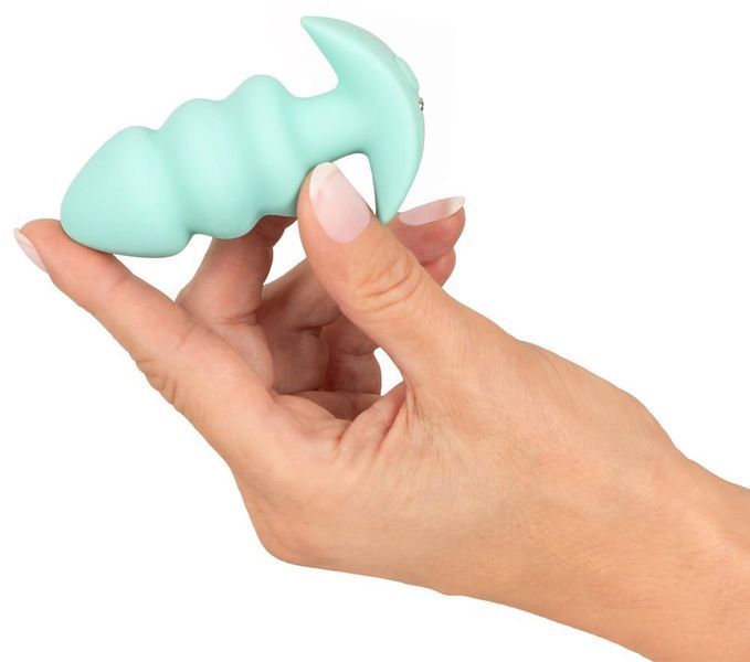 Анальна пробка Cuties Mini Butt Plug, 8 см (м'ятний) 216972 фото