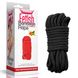 Верёвка для связывания Fetish Bondage Rope, 10 м (черный) 14289 фото 6