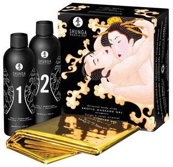 Набір для еротичного масажу Shunga Oriental Body-to-Body диня і манго, 500 мл 30358 фото