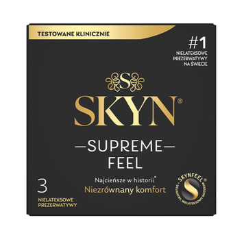 Презервативи Skyn Supreme Feel, 3 шт 35629 фото