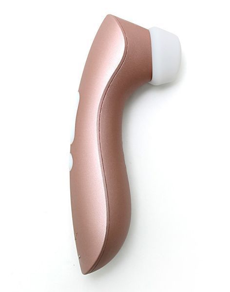 Вакуумный стимулятор клитора с вибрацией Satisfyer Pro 2+ (золотой) 203156 фото