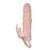 Насадка на пенис Brave Men Vibro Penis Sleeve, 17 см (телесный) 18010 фото