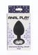 Анальная пробка ToyJoy Diamond Booty Jewel Large, 9 см (черный) 76364 фото 5