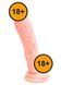Фаллоимитатор Medical Silicone Dildo, 18 см (телесный) 6536_EU фото 7