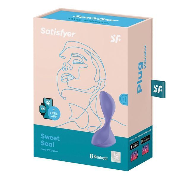 Анальна пробка Satisfyer Sweet Seal, 11.2 см (фіолетовий) 26354 фото