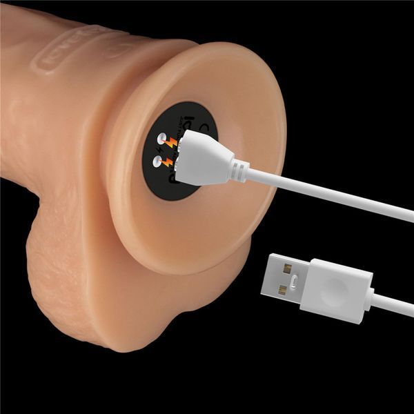 Вибратор Lovetoy Power Basics Cock 9.5'', 23.6 см (телесный) 212276 фото