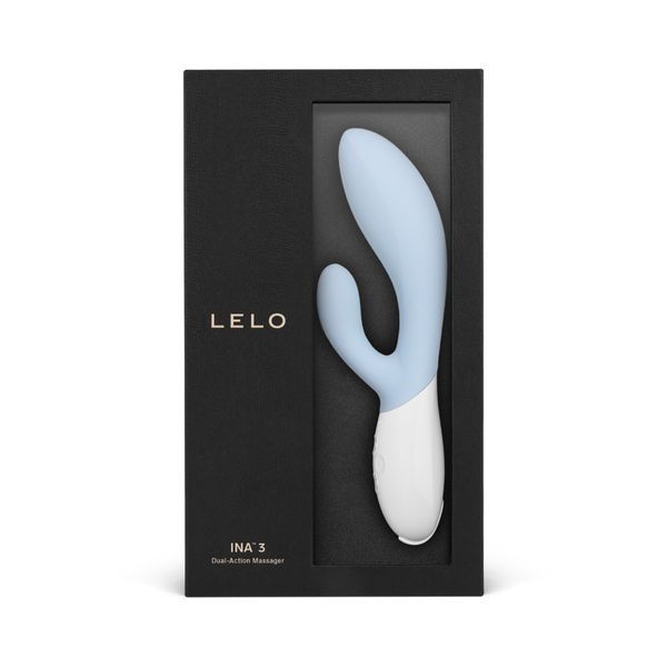 Вибратор-кролик Lelo Ina 3, 20 см (голубой) 69430 фото