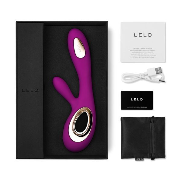 Вибратор-кролик Lelo Soraya Wave, 21,8 см (малиновый) 69174 фото