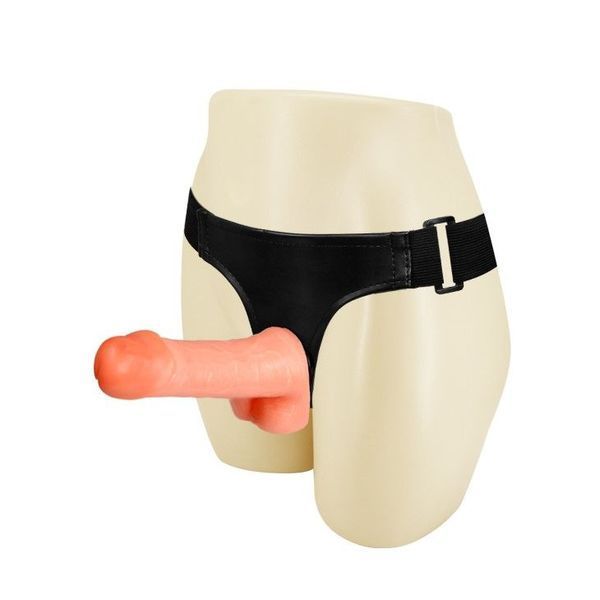 Страпон Baile Ultra Passionate Harness Sensual Comfort, 18,5 см (телесный) 47044 фото
