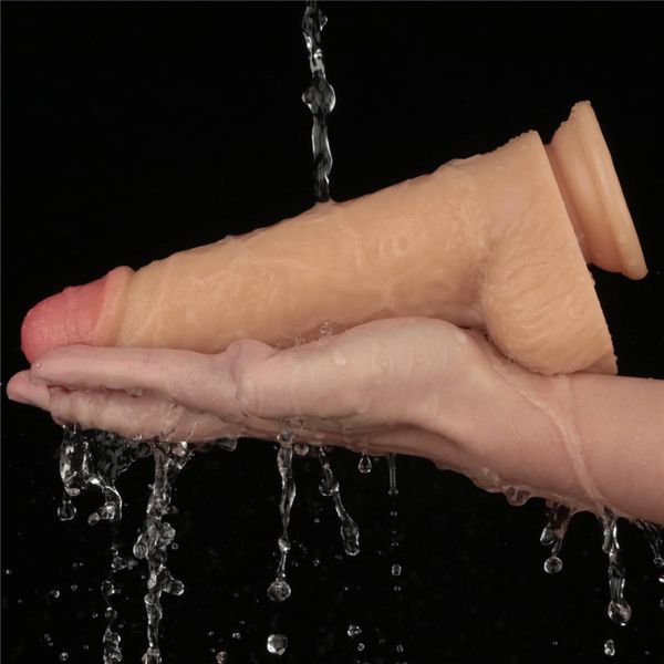 Вибратор Lovetoy Power Basics Cock 9.5'', 23.6 см (телесный) 212276 фото