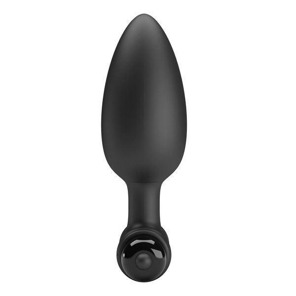 Аннальна пробка Mr. Play Vibrating Plug, 11.8 см (чорний) 208734 фото
