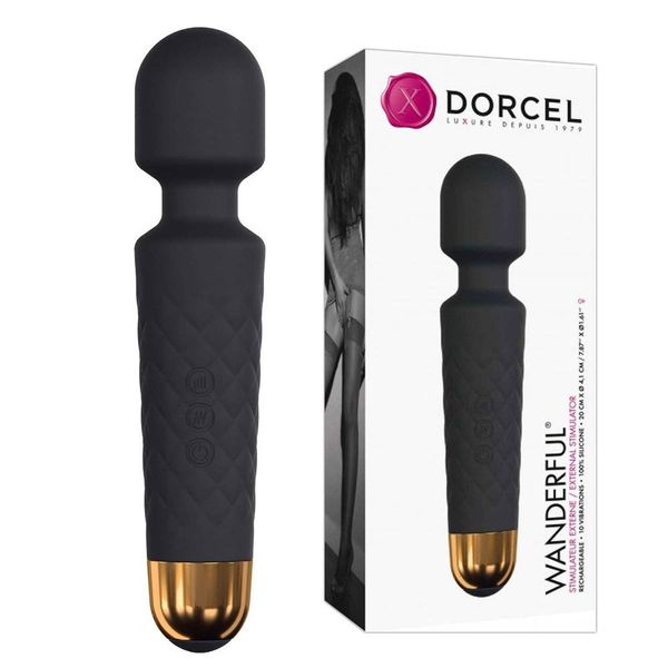 Вибромассажер Dorcel Wand Wanderful, 20 см (черный) 12804 фото