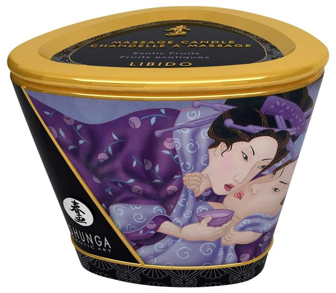 Массажная свеча Shunga Massage Candle экзотические фрукты, 170 мл 15148 фото