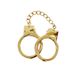 Наручники Taboom Gold Plated BDSM Handcuffs, 6,5 см (золотой) 36406 фото 3